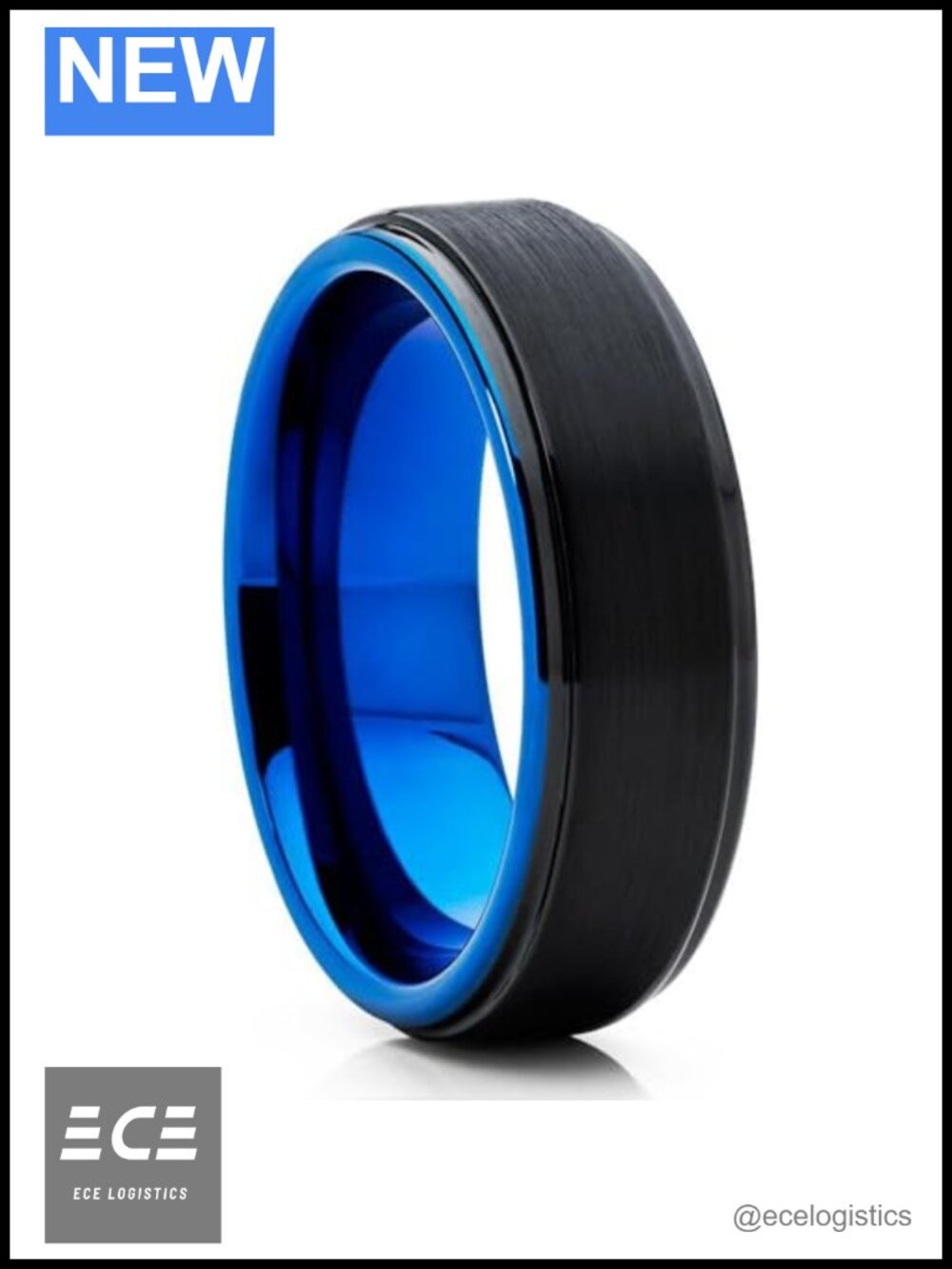 Tungsten Carbide Wedding Ring 6mm Comfort Fit Brush Finish Band